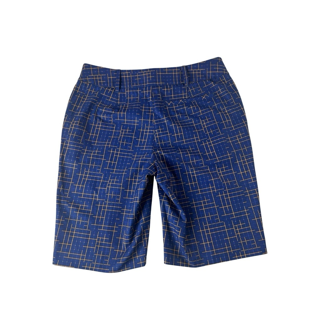 Annika Cutter & Buck Blue &‎ Orange Golf Shorts Sz 4 Colorful Preppy Sporty - Picture 3 of 15